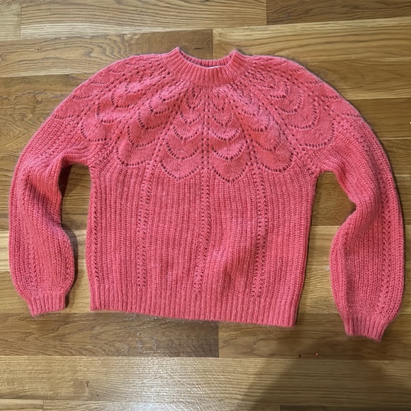 Sezane Coral Sweater - Crew Neck - Picture 3 of 7